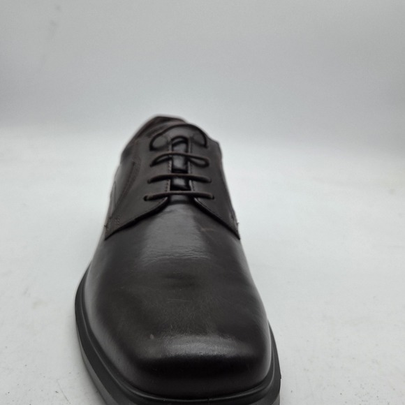 ECCO Helsinki 2 Shoes Mens Size 11.5 Brown Leather Derby Dress Square Toe main image 4
